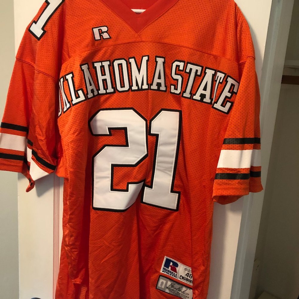 Barry Sanders Throwback Oklahoma State Jersey